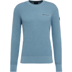 Moncler Crew Neck Jumper - Light Blue