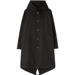 Jil Sander Logo Parka - Black