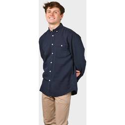 Klitmøller Collective Benjamin Linen Shirt - Navy