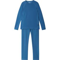 Reima Kid's Lani Base Layer Set - Soft Navy (5200031A-6850)