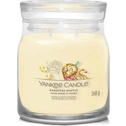 Yankee Candle Signature Banoffee Waffle Light Yellow Bougie Parfumée 368g