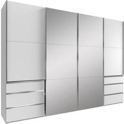 Mid you Sliding White Wardrobe 300x216cm