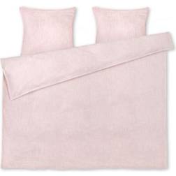 Juna Monochrome Lines Duvet Cover Pink (200x140cm)