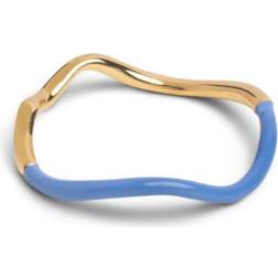 ENAMEL Copenhagen Sway Ring Cornflower Förgyllt-Silver Sterling 925