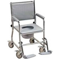 NRS Healthcare Wheeled Commode Fixed Height