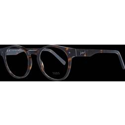 Tod's TO5234 052 Tortoiseshell Size Frame Only Blue Light Block Available Dark