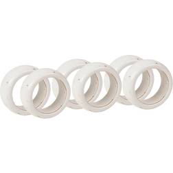 Broste Copenhagen 6 Anillos Para Servilletas Nordic Vanilla Cream With Grains Servilletero 6pcs