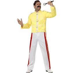 Smiffys Queen Freddie Gul Maskeraddräkt