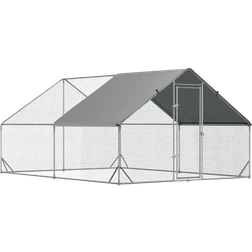 Pawhut Chicken Coop Cage 117.6x157.2x79.2inch