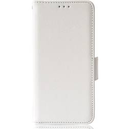 MAULUND Alcatel 1S 2021 3L 2021 Litchi Læder Cover m. Pung Hvid