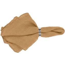 Broste Copenhagen Servett Gracie Eco Friendly 45x45 cm Beige Tygservett Orange (45x45cm)