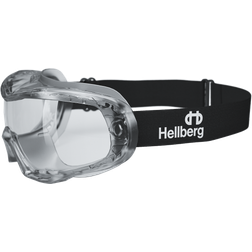 Hellberg Neon AF/AS sikkerhedsbriller/goggles, Transparent