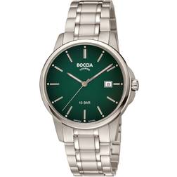 Boccia Herr analog kvartsklocka med titan armband 3633-05