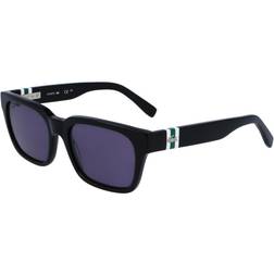 Lacoste L6007S 001 Hommes Carré Noir