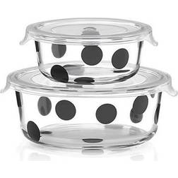 Kate Spade Deco Dot Round Kitchen Container 2