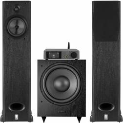 System One H16B golvhögtalare, svarta