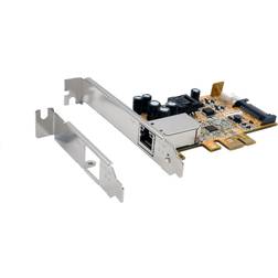 EXSYS GmbH 1 Port PCIe Netzwerk-Karte 2.5G PoE PCI-E x1 Netzwerkkarte