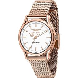 Sector 660 R3253517503 quarzwerk Unisex-Armbanduhr Weiß/Roségold