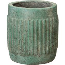 BigBuy Garden Planter 20 Turquoise Cement