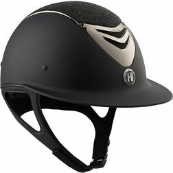 Onek Casco de equitación mips advance mate glitter cromado Noir