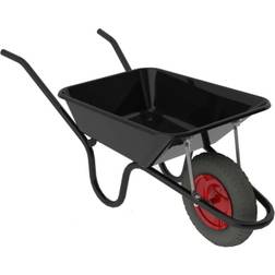 4Trade Chillington Camden Builders Black Steel Wheelbarrow 85L