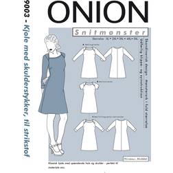 Onion Snitmønster Plus 9003 Kjole med Skulderstykke XL-5XL