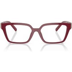 Tiffany Kvinde TF2232U 8366 Optiske Stel Injiceret Rød Transparent Firkantet
