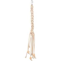 Trixie Leather Toy with Wooden Pearls 50cm