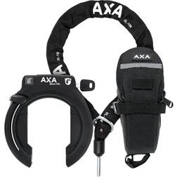 Axa Block XXL, ringlås med låskätting/väska