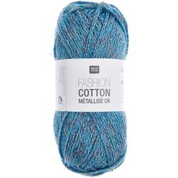 Rico Design Fashion Cotton Métallisé DK Blau