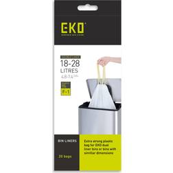 Eko F Dual Compartment Bin Bags of 20