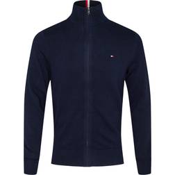 Tommy Hilfiger Cotton Cashmere Zip-Thru Cardigan - Desert Sky