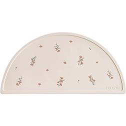 Mushie Silicone Placemat Pink Flowers