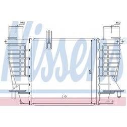 Nissens Intercooler Turbocharger 96645