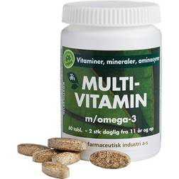 DFI Grønne Vitaminer Multivitamin m/ Omega-3 60 stk