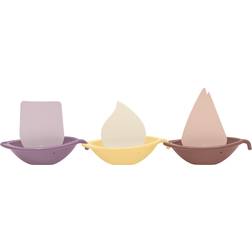 Bibs Sail Boats toy boats Pink Mix 3 pc