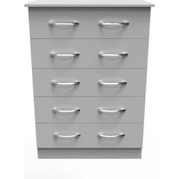 Welcome Furniture Avon Dusk Grey Chest of Drawer 76.5x107.5cm