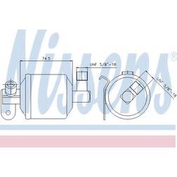 Nissens Dryer Receiver Drier AC air conditioning