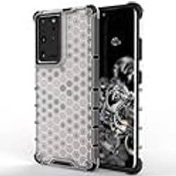 Hurtel Galaxy S22 Ultra Skal Honeycomb Armored Transparent