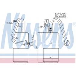 Nissens Dryer Receiver AC air conditioning 95416