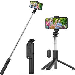 SelfieShow 4 in 1 stick tripod, 40 inch 101cm extendable and portable