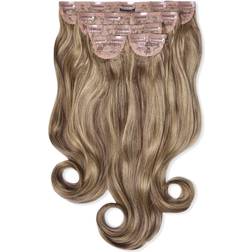 Lullabellz Super Natural Wavy Clip In Extensions 22 inch Mellow Brown 5-pack