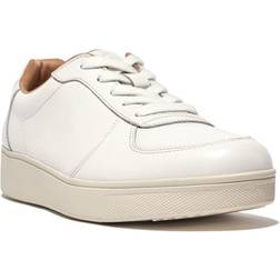 Fitflop Women's Rally Leather Panel Trainers Urban White