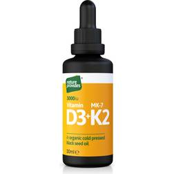 Nature Provides Vitamin D3+K2 in Organic Black Seed Oil