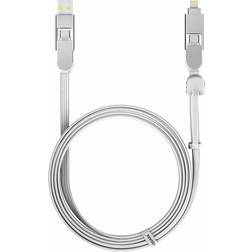 InCharge Rolling Square XL 6-in-1 Multi-Ladekabel 2m