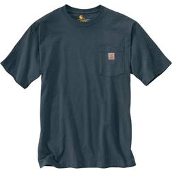 Carhartt Loose Fit Heavyweight Short-Sleeve Pocket T-Shirt - Bluestone