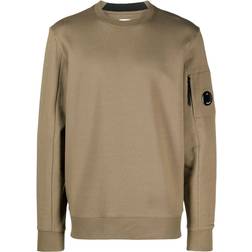 C.P. Company Diagonal Raised Lens Sweatshirt Khaki