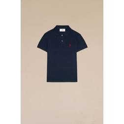 Ami Paris Navy De Cœur Polo NIGHT BLUE.430