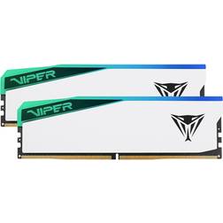 Patriot Viper Elite 5 RGB White DDR5 6200MHz 2x16GB ECC (PVER532G62C42KW)