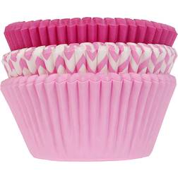 House of Marie Muffinsforme Ass Pink White 75 Stk Muffinform